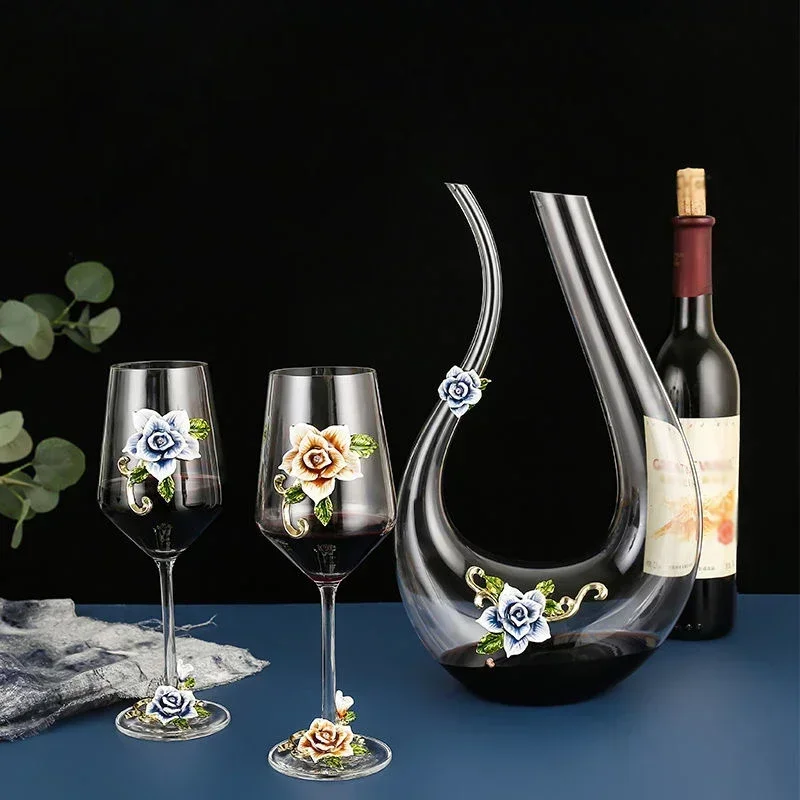 Creative Enamel Wine Glass cup mug unique Champagne Flutes Crystalline Party Gift Toasting Glass Goblet Crystal Anniversary
Creative Enamel Wine Glass cup mug unique Champagne Flutes Crystalline Party Gift Toasting Glass Goblet Crystal Anniversary