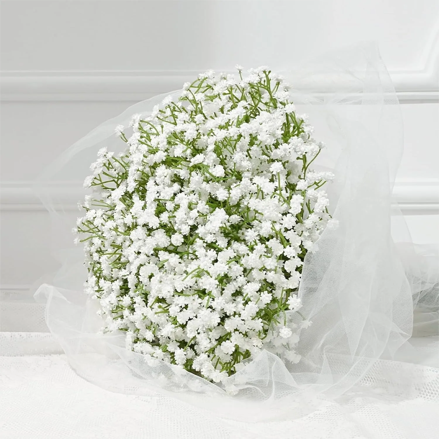 5 Pcs Artificial Baby's Breath Flowers, White Long Stem Fake Gypsophila for Wedding Bridal Bouquet Home Decor
5 Pcs Artificial Baby's Breath Flowers, White Long Stem Fake Gypsophila for Wedding Bridal Bouquet Home Decor