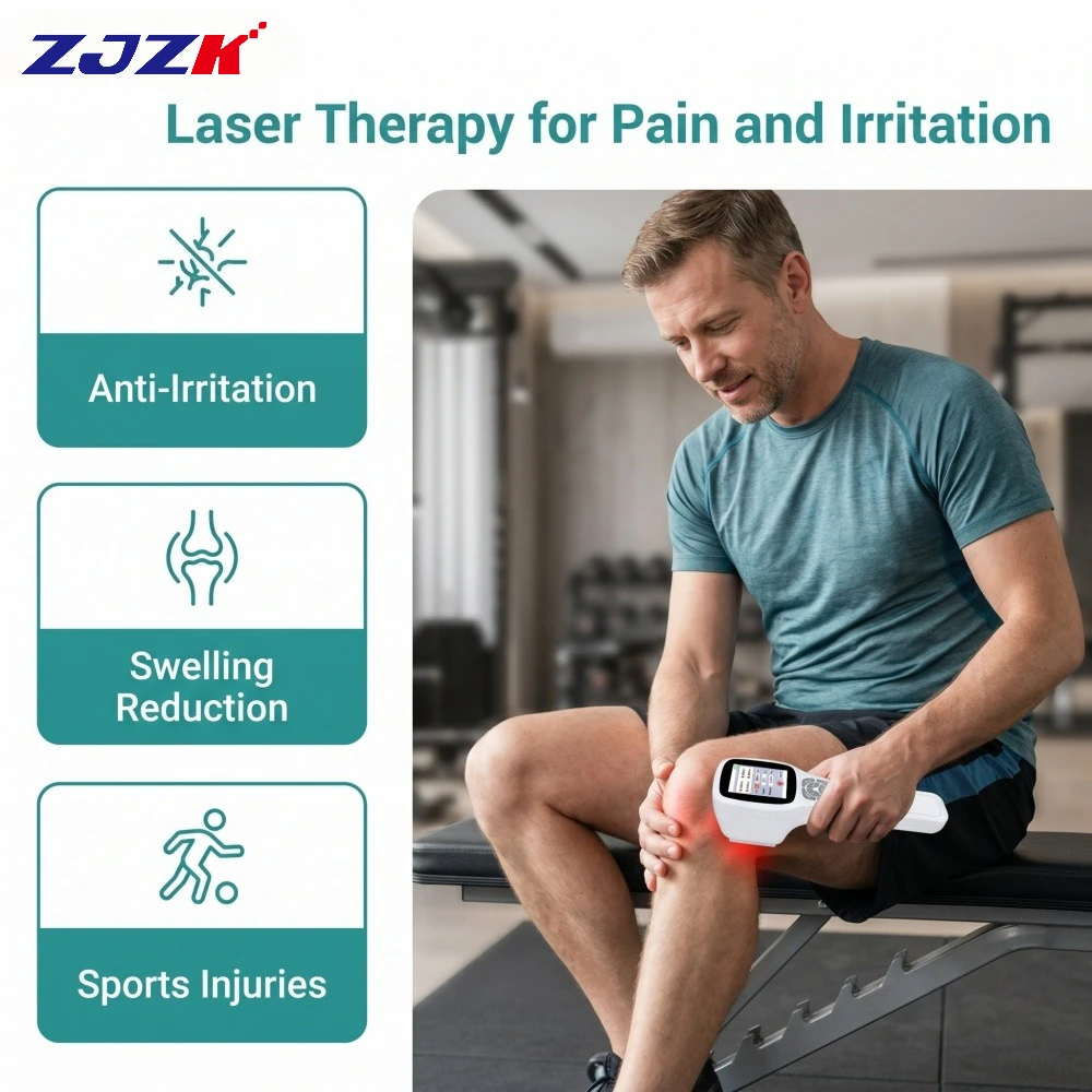 ZJZK Portable 2500mW Cold Laser Therapy Infrared Laser Physical Therapy 808/905nm 980nm for Humans Elbow Knee Soft Tissue Injury
ZJZK Portable 2500mW Cold Laser Therapy Infrared Laser Physical Therapy 808/905nm 980nm for Humans Elbow Knee Soft Tissue Injury