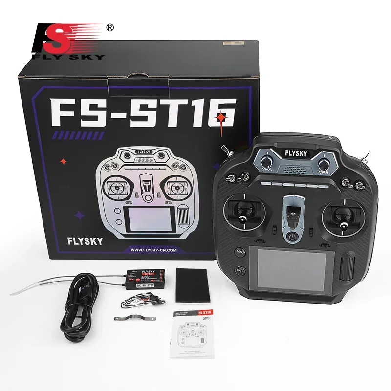 FLYSKY FS-ST16 ST16 Remote Control 16CH 2.4GHz Remote Control RC Car RC boats Aircraft Plane Model Dedicated Receiver Custom
FLYSKY FS-ST16 ST16 Remote Control 16CH 2.4GHz Remote Control RC Car RC boats Aircraft Plane Model Dedicated Receiver Custom