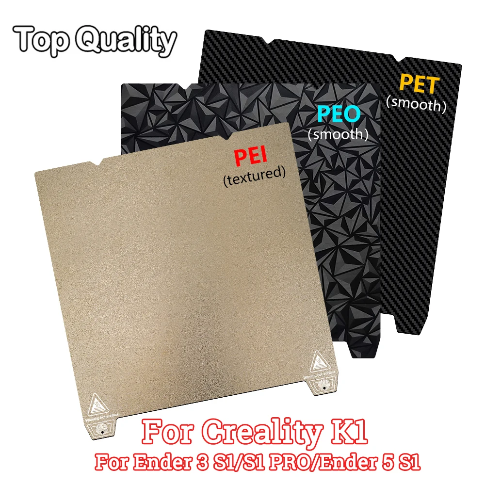 K1 Max Build Plate For Creality K1C Bed Creality K1 Build Plate H1H PEO PEY PEI Sheet 235x235 310x315 Ender 3 S1 Ender 3 V3 Se
K1 Max Build Plate For Creality K1C Bed Creality K1 Build Plate H1H PEO PEY PEI Sheet 235x235 310x315 Ender 3 S1 Ender 3 V3 Se