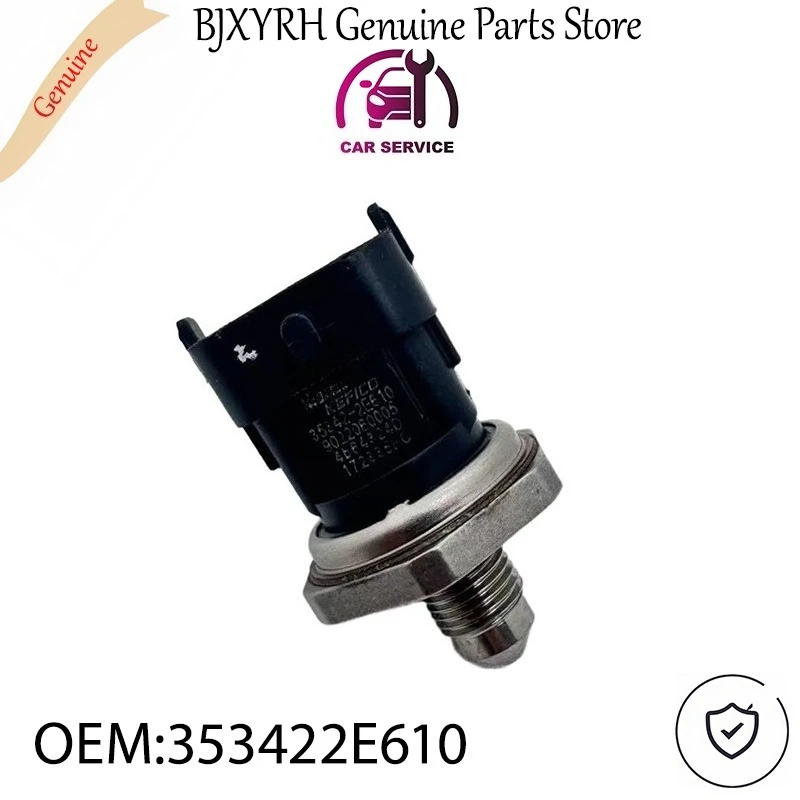 353422E610 Датчик высокого давления топливной рампы для Hyundai Accent Veloster Tucson Kia Seltos Forte Soul OEM 35342-2E610
353422E610 Датчик высокого давления топливной рампы для Hyundai Accent Veloster Tucson Kia Seltos Forte Soul OEM 35342-2E610