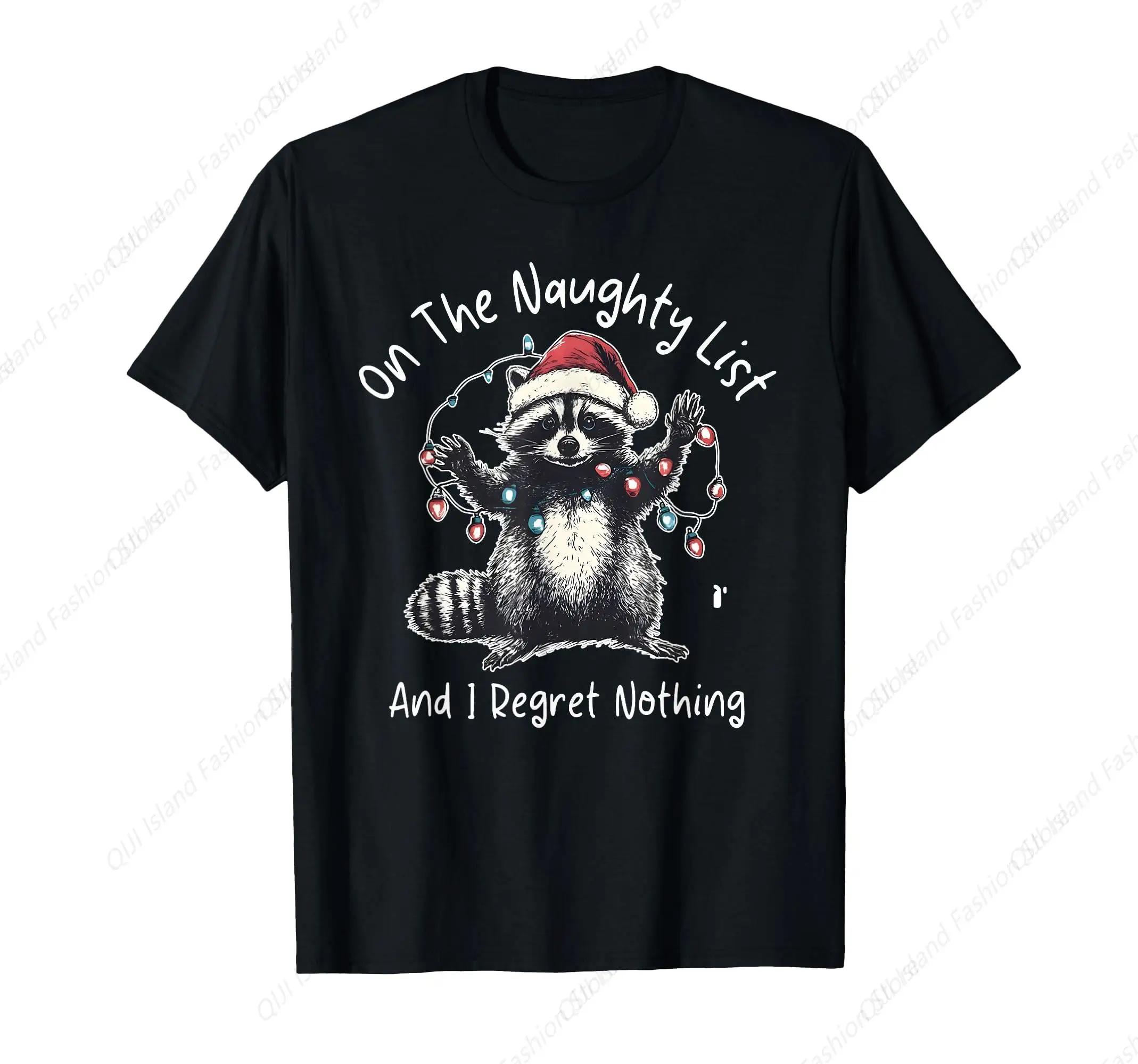 On The Naughty List and I Regret Nothing Dabbing Raccoon T-Shirt
On The Naughty List and I Regret Nothing Dabbing Raccoon T-Shirt