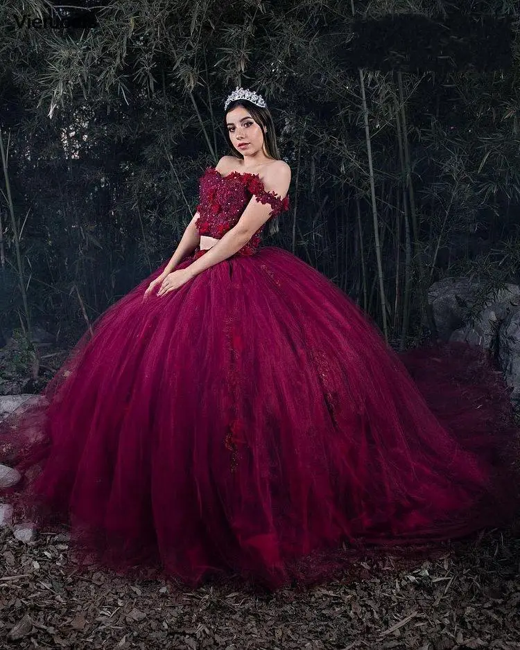 2022 Burgendy Luxury Quinceanera Dresses With Beads Sleeveless Ball Gown Sweet 15 16 Dress Vestidos De 15 Anos quinceanera
2022 Burgendy Luxury Quinceanera Dresses With Beads Sleeveless Ball Gown Sweet 15 16 Dress Vestidos De 15 Anos quinceanera