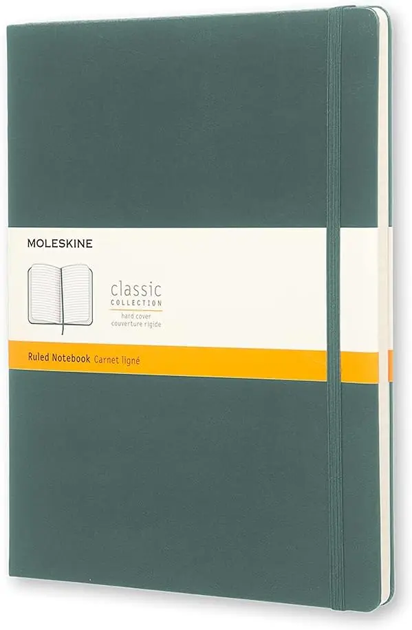 Hardcover Lined Notebook XL 7.5x9.5 for Journaling, Note-Taking with Elastic Closure and Inner Pocket, 192 Pages
Hardcover Lined Notebook XL 7.5x9.5 for Journaling, Note-Taking with Elastic Closure and Inner Pocket, 192 Pages
