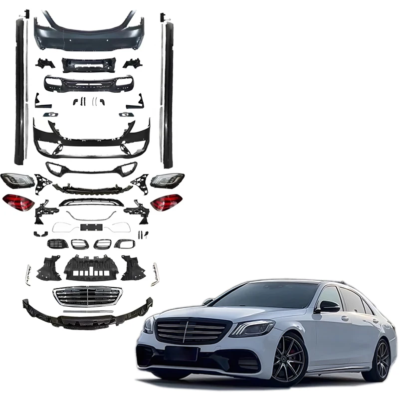 Factory Price Car Face Lift Body Kit for Mercedes Benz S Class W222 2014-2020 Upgrade to S63
Factory Price Car Face Lift Body Kit for Mercedes Benz S Class W222 2014-2020 Upgrade to S63