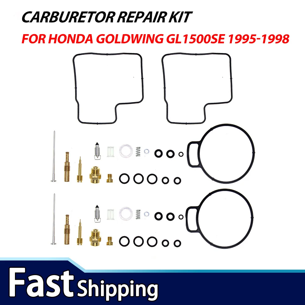 2PCS Carburetor Rebuild Repair Kit for Honda Goldwing GL1500SE 1995-1998 Carb Set
2PCS Carburetor Rebuild Repair Kit for Honda Goldwing GL1500SE 1995-1998 Carb Set
