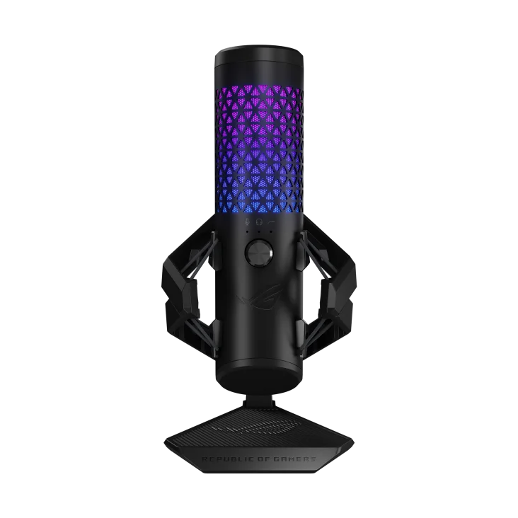 ROG Carnyx USB Gaming Microphone 25mm Condenser Capsule 192 KHz/24-Bit Sampling Rate Aura Sync RGB Lighting for Streaming
ROG Carnyx USB Gaming Microphone 25mm Condenser Capsule 192 KHz/24-Bit Sampling Rate Aura Sync RGB Lighting for Streaming
