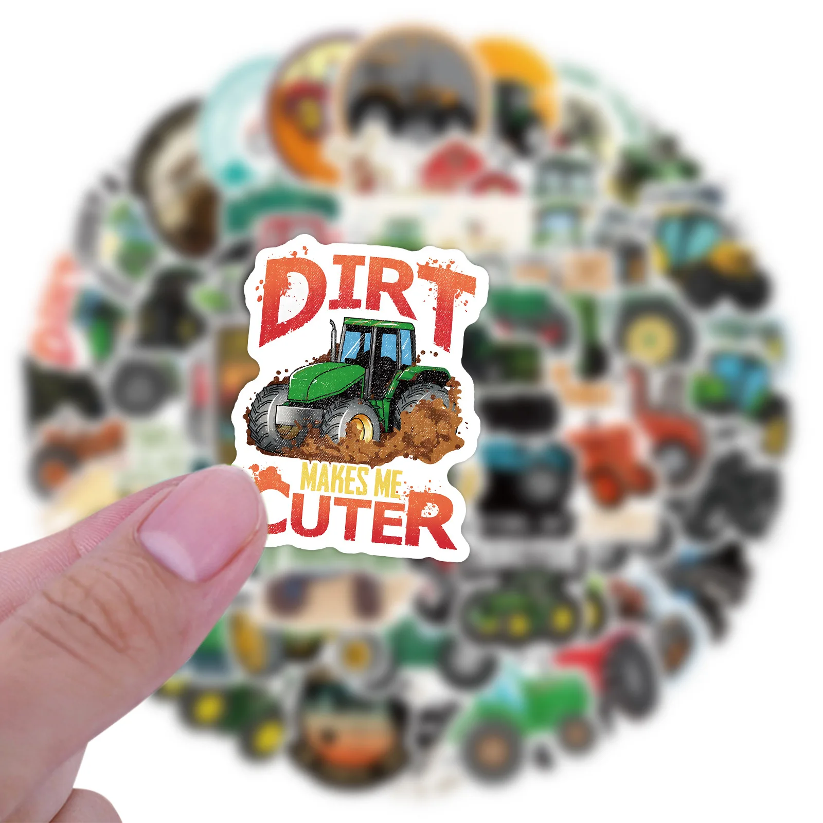 10/60PCS Farm Tractor Graffiti Stickers Funny Green Tractor Cartoon Waterproof Decal Kids Toy for Stationery Box Notebook Desk
10/60PCS Farm Tractor Graffiti Stickers Funny Green Tractor Cartoon Waterproof Decal Kids Toy for Stationery Box Notebook Desk