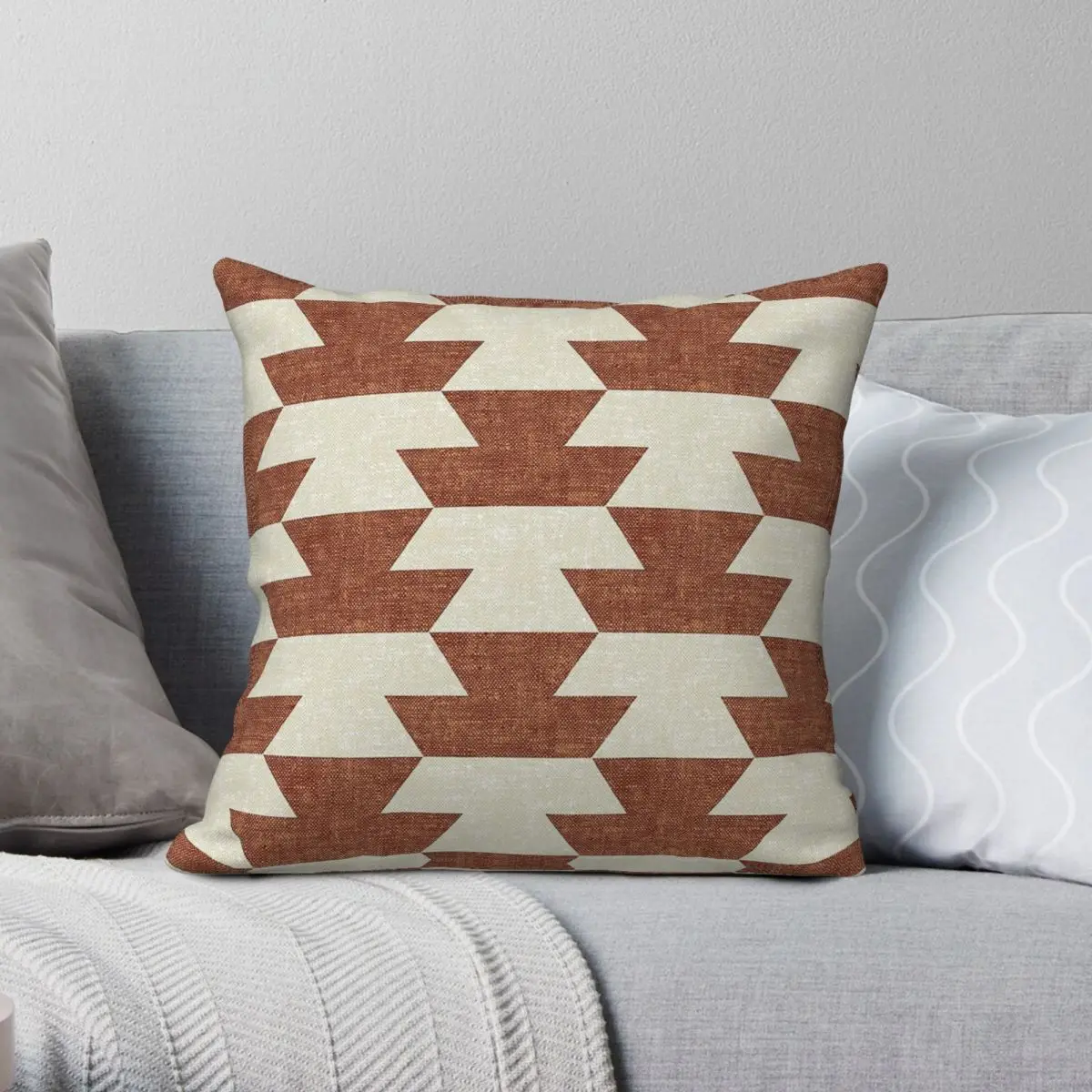 Geometric Aztec Burnt Orange Square Pillowcase Polyester Linen Velvet Printed Zip Decor Throw Pillow Case Room Cushion Case
Geometric Aztec Burnt Orange Square Pillowcase Polyester Linen Velvet Printed Zip Decor Throw Pillow Case Room Cushion Case