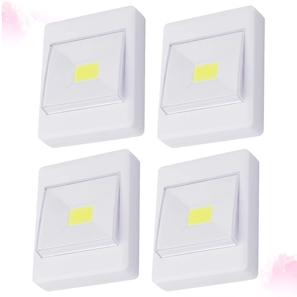 4pcs Led Cabinet Cob Wall Light Operated Bright Light For Bedroom Pantry Closet Stairs White No Included
4pcs Led Cabinet Cob Wall Light Operated Bright Light For Bedroom Pantry Closet Stairs White No Included