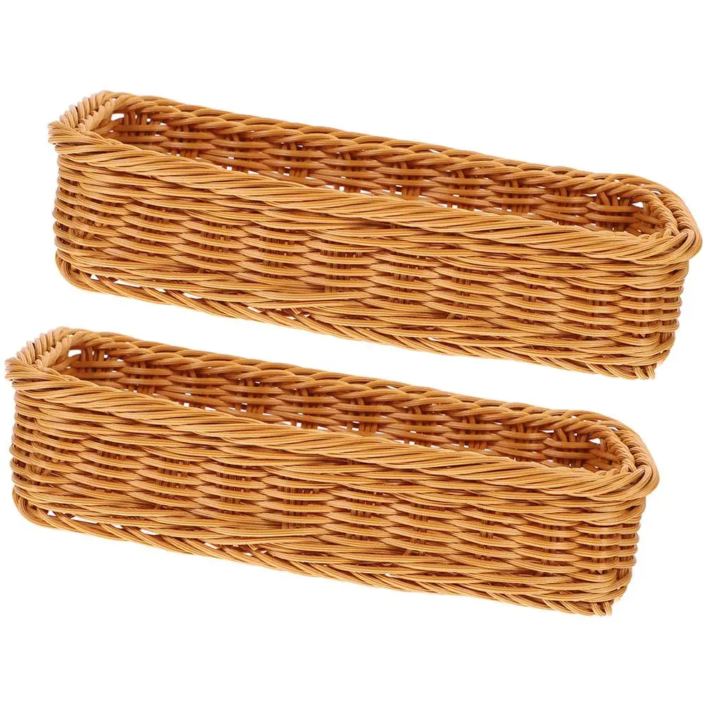 2 Pcs Seasoning Jar Storage Box Baskets Kitchen Produce Wicker Plastic Baby Silverware Buffet
2 Pcs Seasoning Jar Storage Box Baskets Kitchen Produce Wicker Plastic Baby Silverware Buffet