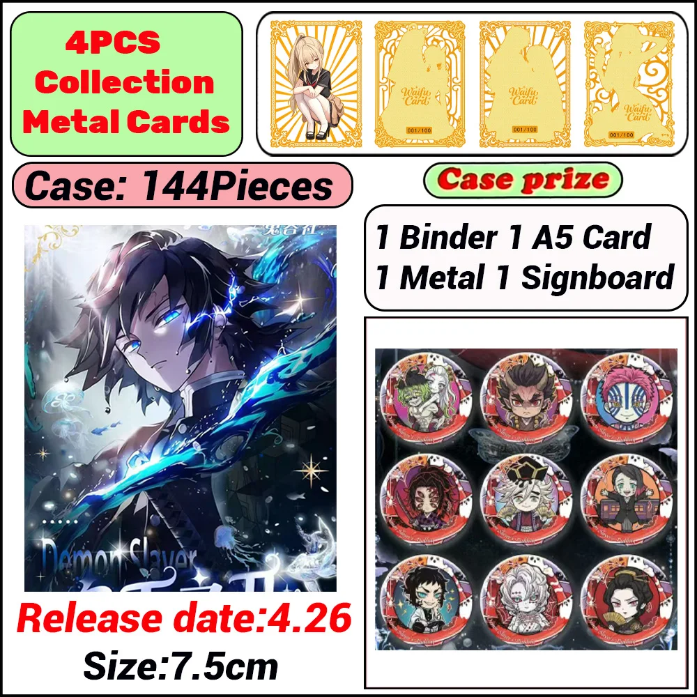 144Pcs/Demon Slayer Medal Collect Metal Badges Wholesale Children's Toys Birthday Gifts
144Pcs/Demon Slayer Medal Collect Metal Badges Wholesale Children's Toys Birthday Gifts