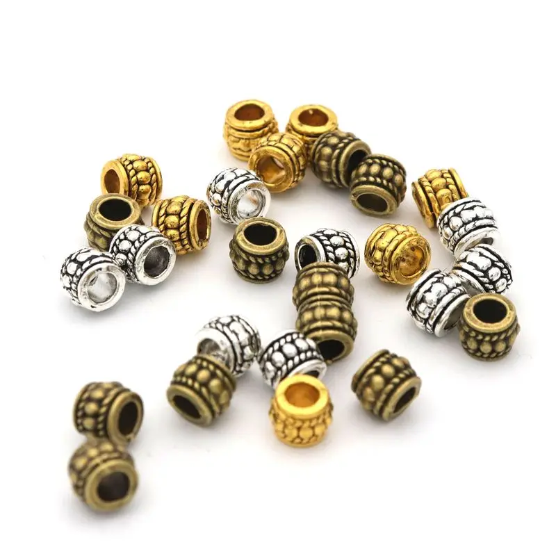 8x6 Tibetan Silver Gold Color Bronze Big Hole Round Wheel Tube Spacer Metal Beads For Jewelry Making Needlework Wholesale Supply
8x6 Tibetan Silver Gold Color Bronze Big Hole Round Wheel Tube Spacer Metal Beads For Jewelry Making Needlework Wholesale Supply