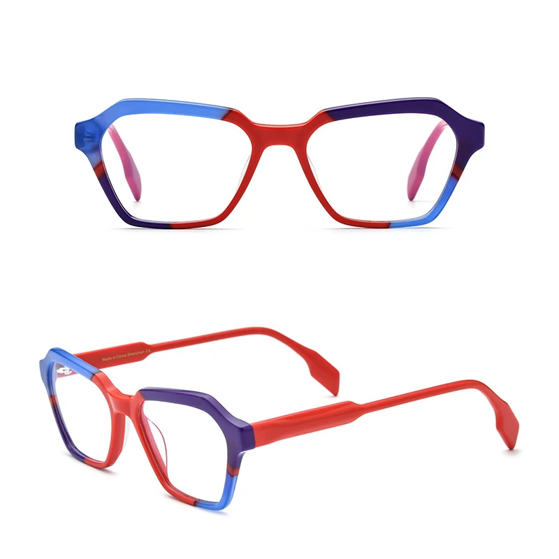 Belight Optical Combo Color Design Colorful Acetate Women Men Vintage Retro Spectacle Frame Prescription Lens 19249
Belight Optical Combo Color Design Colorful Acetate Women Men Vintage Retro Spectacle Frame Prescription Lens 19249