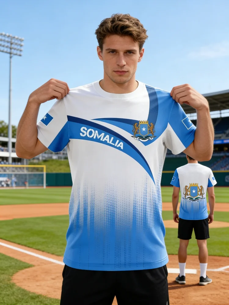 Somalia Flag Graphics T-shirts Summer Fashion Short Sleeve 3D National Emblem Printed T Shirts Casual Loose Family Kids Tees 26
Somalia Flag Graphics T-shirts Summer Fashion Short Sleeve 3D National Emblem Printed T Shirts Casual Loose Family Kids Tees 26