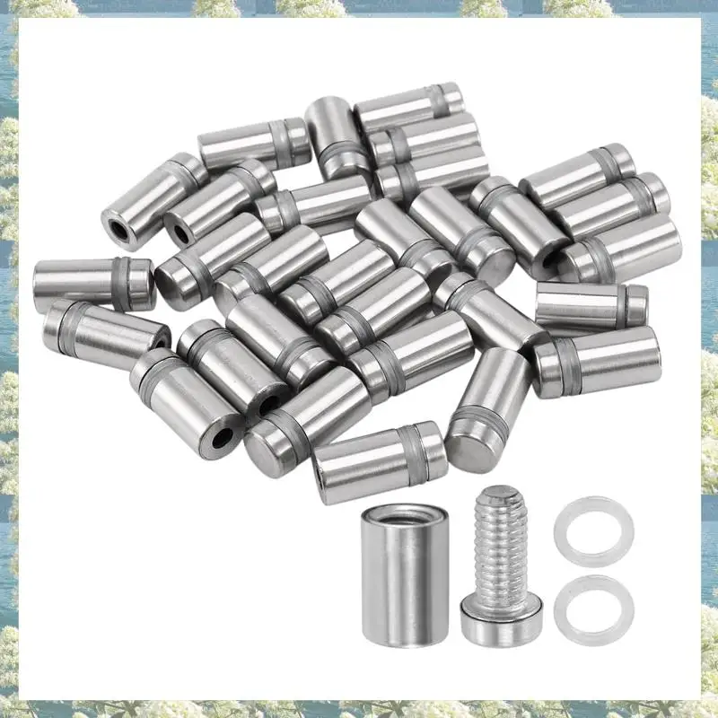 Best Of 2025-90 Pieces 12 X 22Mm Stainless Steel Spacer Glass Holder Sign Mounting
Best Of 2025-90 Pieces 12 X 22Mm Stainless Steel Spacer Glass Holder Sign Mounting