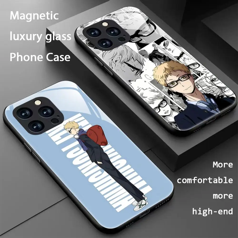 Чехол для телефона Tsukishima Kei Haikyu с аниме для iPhone 16, 15, 14, 13, 12, 11 X XR XS 8 Plus Mini Pro Max, стеклянный магнитный чехол для телефона
Чехол для телефона Tsukishima Kei Haikyu с аниме для iPhone 16, 15, 14, 13, 12, 11 X XR XS 8 Plus Mini Pro Max, стеклянный магнитный чехол для телефона