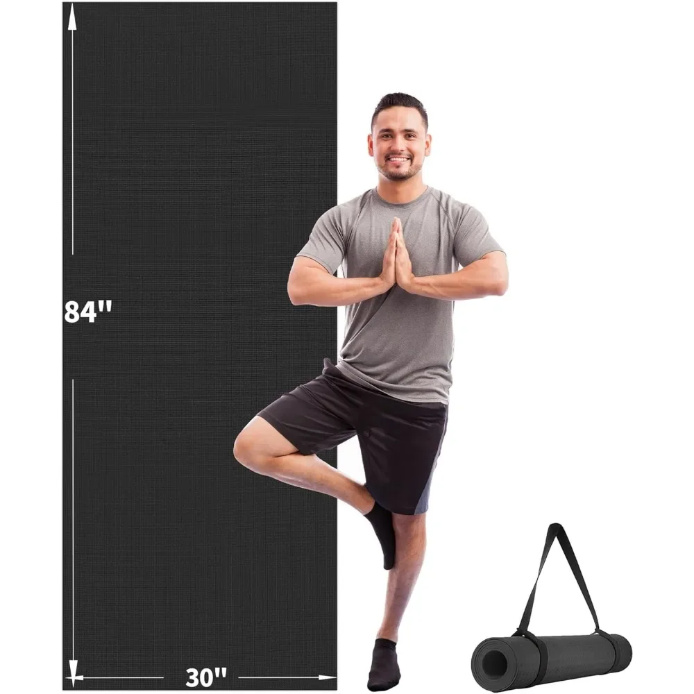 Extra Long Wide Non Slip Exercise Mat for Yoga Pilates Fitness Barefoot Home Studio
Extra Long Wide Non Slip Exercise Mat for Yoga Pilates Fitness Barefoot Home Studio