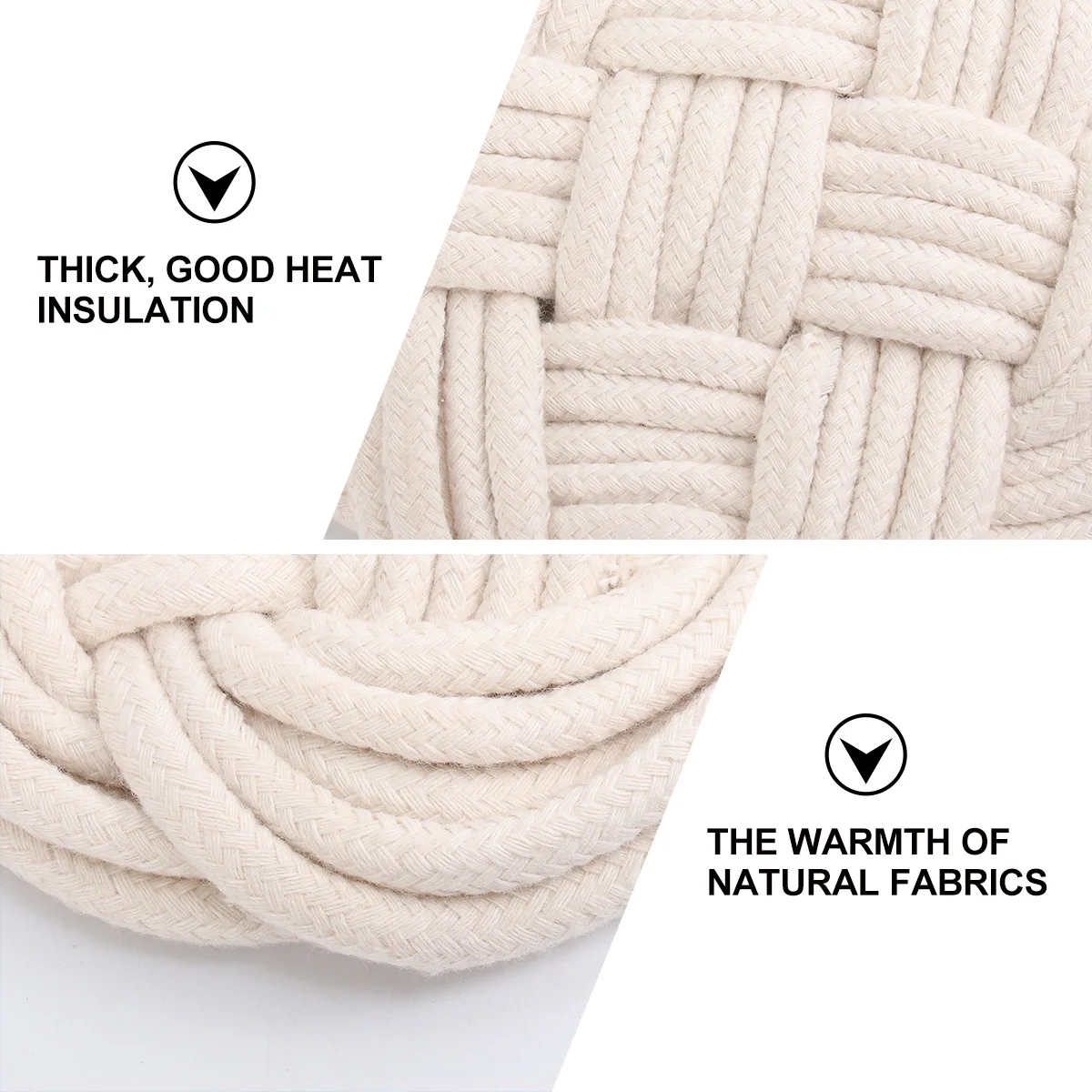 Woven Coasters Cotton Thread Placemats Non Slip Heat Resistant Mats Kitchen Dining Decorative H made Table Accessories
Woven Coasters Cotton Thread Placemats Non Slip Heat Resistant Mats Kitchen Dining Decorative H made Table Accessories
