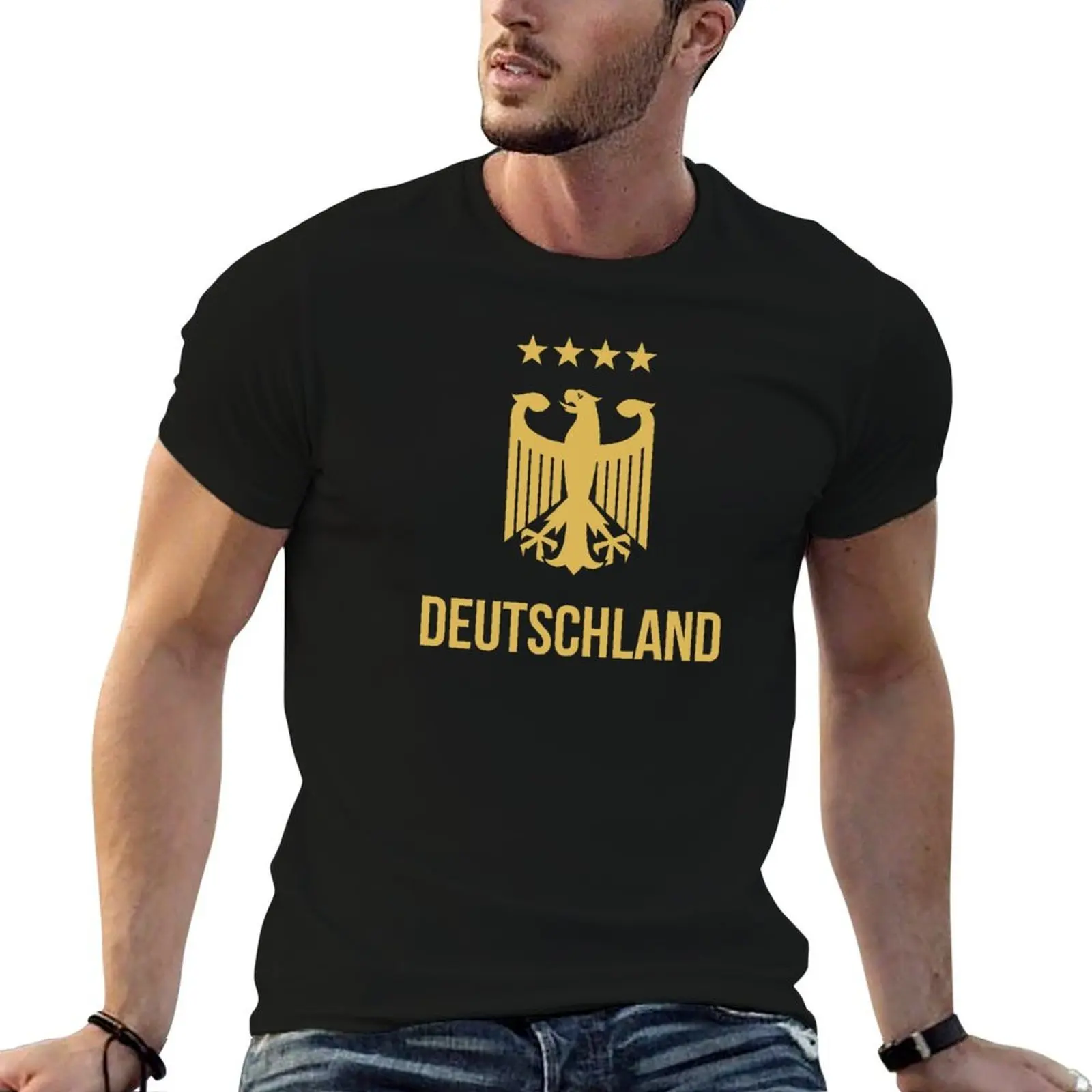 Deutschland Gold T-Shirt t shirt men 100% cotton luxury brand t shirts with prints T-Shirt
Deutschland Gold T-Shirt t shirt men 100% cotton luxury brand t shirts with prints T-Shirt