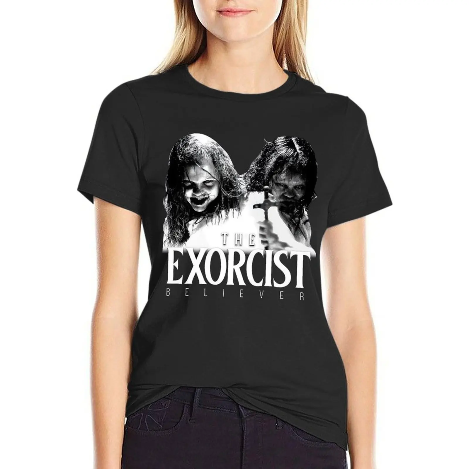 The Exorcist Believer Horror Movie T-Shirt customs design your own Aesthetic clothing cute tops summer clothes for Women
The Exorcist Believer Horror Movie T-Shirt customs design your own Aesthetic clothing cute tops summer clothes for Women