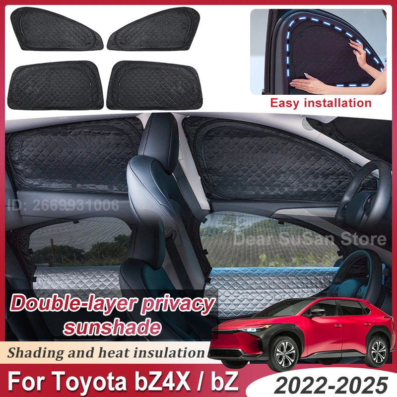 Double Layer Window Visor For Toyota bZ4X bZ EA10 Accessories 2022~2025 Auto Mesh Sunshade Sunscreen Car Camping Sun Shade Parts
Double Layer Window Visor For Toyota bZ4X bZ EA10 Accessories 2022~2025 Auto Mesh Sunshade Sunscreen Car Camping Sun Shade Parts