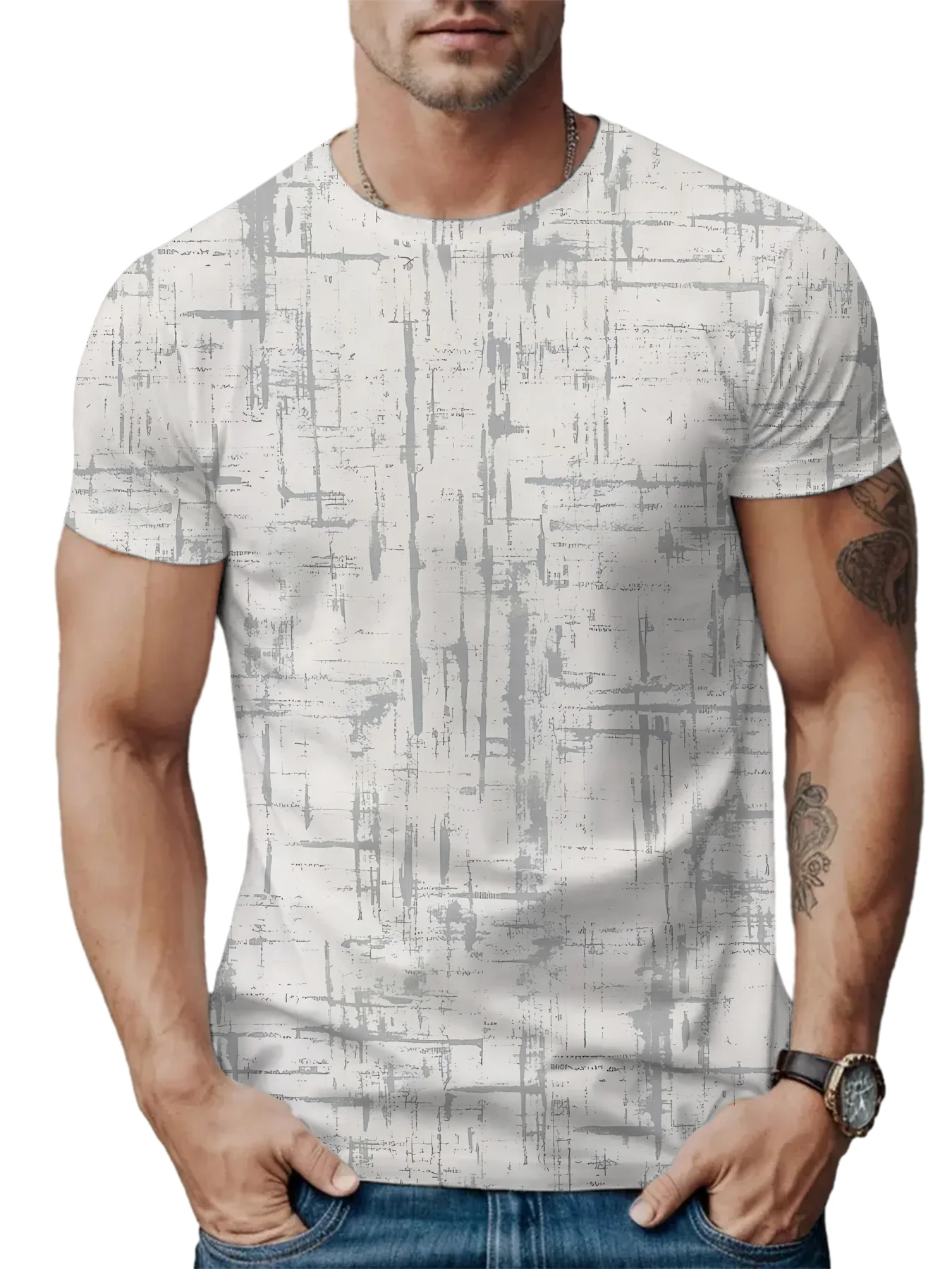 2025 New Digital Print Super Elastic Casual Short-Sleeved Men's Daily Party Home Social T-Shirt Solid Color Vintage Streetwear
2025 New Digital Print Super Elastic Casual Short-Sleeved Men's Daily Party Home Social T-Shirt Solid Color Vintage Streetwear