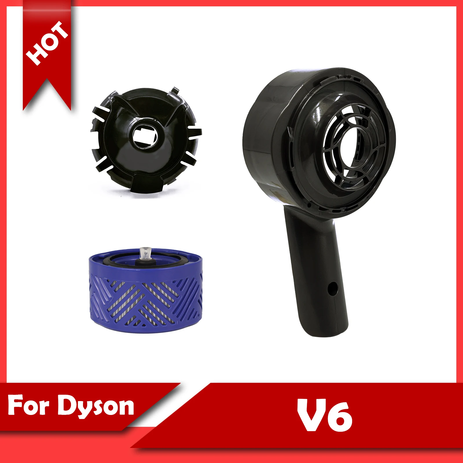 For Dyson V6 Vacuum cleaner High fit Deflector Cover Motor Rear Cover HEPA Rear filter element
For Dyson V6 Vacuum cleaner High fit Deflector Cover Motor Rear Cover HEPA Rear filter element