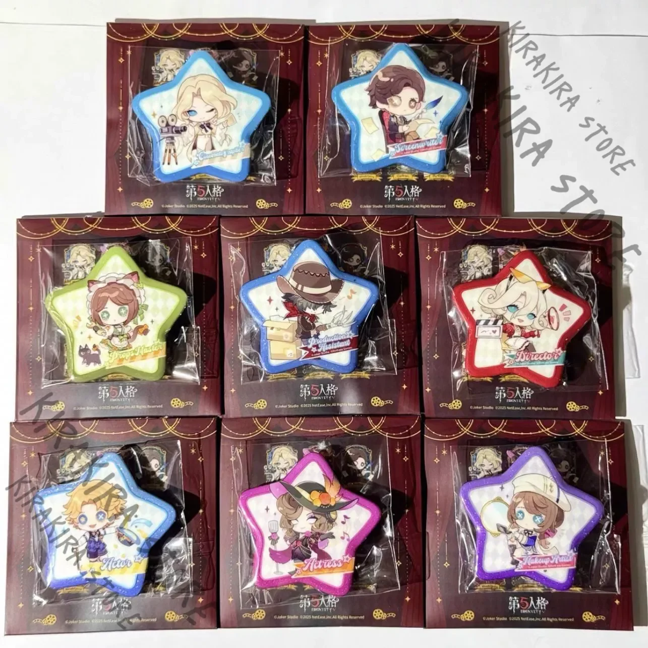 Identity Ⅴ Mike Morton Joseph Desaulniers Star Shaped Emblem Armin Badge Tinplate Decor Q Version Limited Legal Edition Mascot
Identity Ⅴ Mike Morton Joseph Desaulniers Star Shaped Emblem Armin Badge Tinplate Decor Q Version Limited Legal Edition Mascot