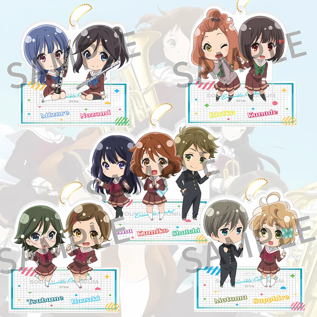 Sound! Euphonium Ensemble Contest Anime 10cm HD Acrylic Stand Unique Ornament Carnival Holiday Gift for Anime Fans keychain
Sound! Euphonium Ensemble Contest Anime 10cm HD Acrylic Stand Unique Ornament Carnival Holiday Gift for Anime Fans keychain