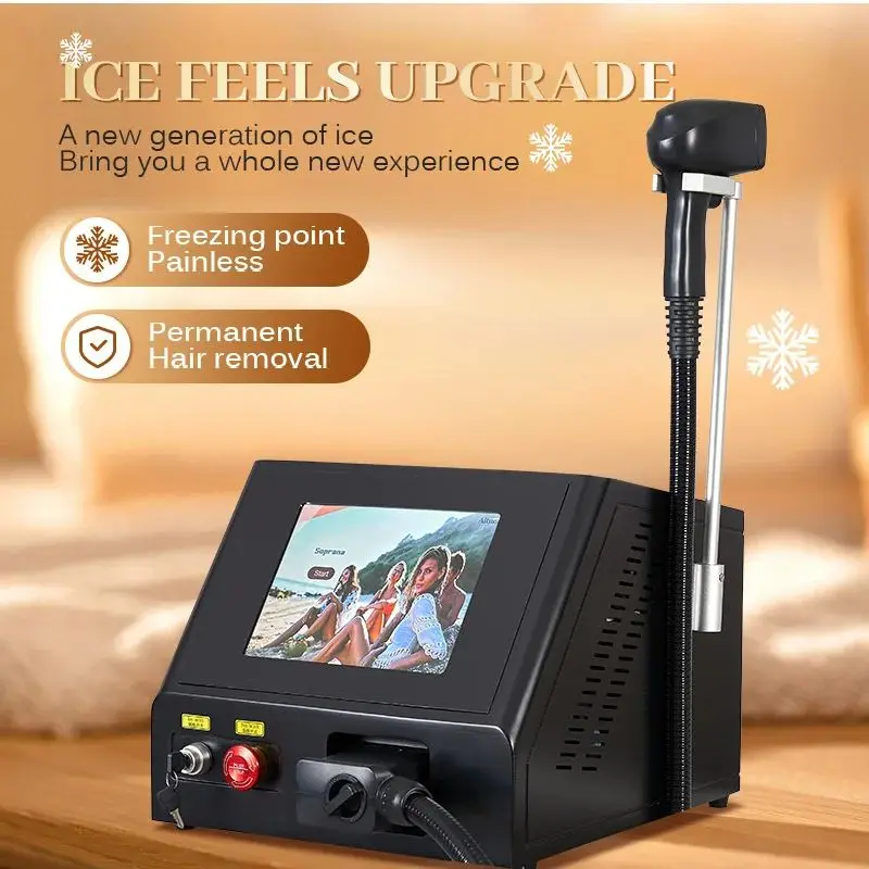 New 4000W 808nm Diode Laser Hair Removal Machine Permanent Painless With Titanium Platinum ice Cooling Head Women’s Epilator
New 4000W 808nm Diode Laser Hair Removal Machine Permanent Painless With Titanium Platinum ice Cooling Head Women’s Epilator