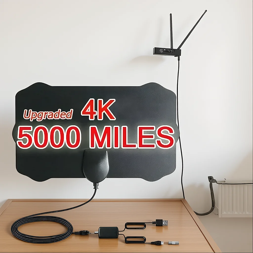 4K HD TV DTV Box с высоким коэффициентом усиления, цифровая ТВ-антенна, вилка европейского стандарта, усилитель 5000 миль, активная комнатная антенна HD, плоский дизайн
4K HD TV DTV Box с высоким коэффициентом усиления, цифровая ТВ-антенна, вилка европейского стандарта, усилитель 5000 миль, активная комнатная антенна HD, плоский дизайн
