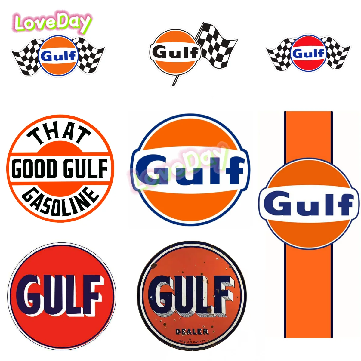 Gulf Oil Rally Logo Car Sticker Vinyl Racing Sticker Auto Motorcycle Packaging Creative Sticker Funny Waterproof Accessory Decal
Gulf Oil Rally Logo Car Sticker Vinyl Racing Sticker Auto Motorcycle Packaging Creative Sticker Funny Waterproof Accessory Decal