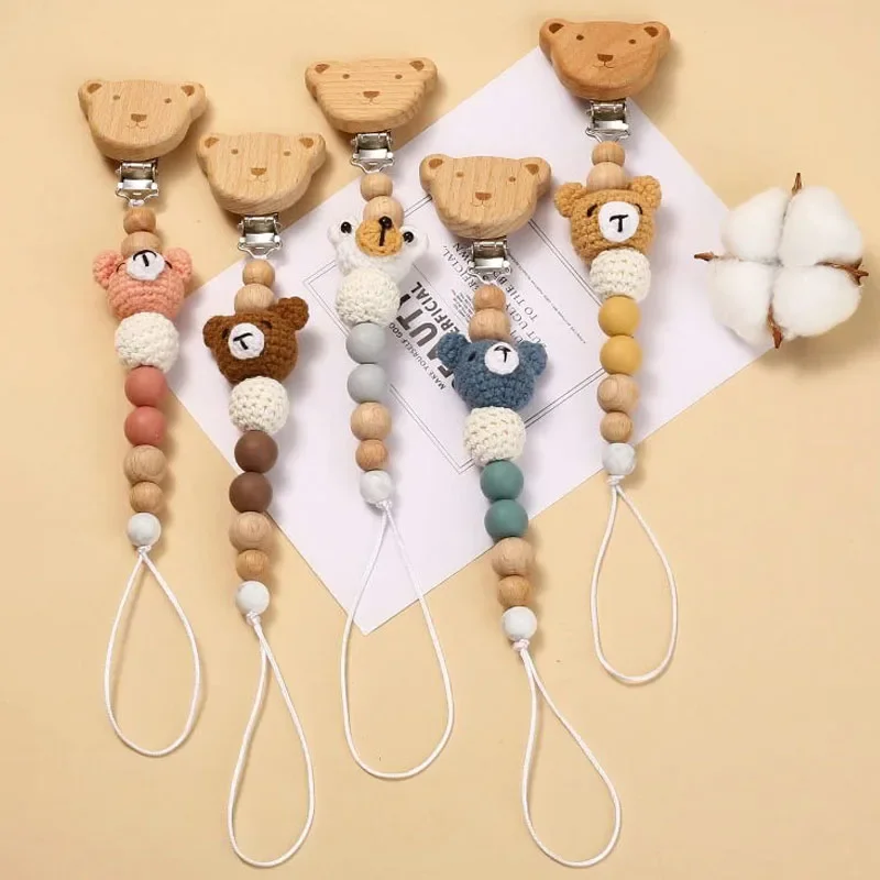 New Baby Wooden Pacifier Clip Wood Crochet Rabbit Teething Soother Chain For Nursing Chew Toy Baby Dummy Holder Chain BPA Free
New Baby Wooden Pacifier Clip Wood Crochet Rabbit Teething Soother Chain For Nursing Chew Toy Baby Dummy Holder Chain BPA Free