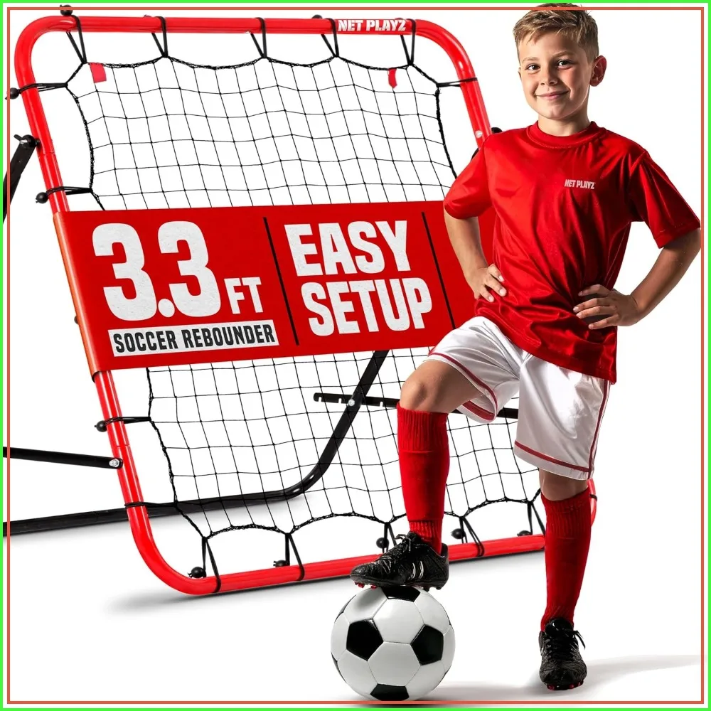 Soccer Rebound Net Trainer - Portable Adjustable Angle Kick-Back for All Ages
Soccer Rebound Net Trainer - Portable Adjustable Angle Kick-Back for All Ages