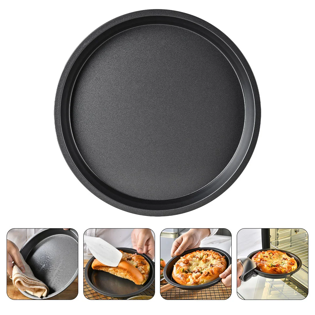 Thick Gauge Carbon Steel Cake Mold Pizza Baking Pan Round Shaped Metal Tray Non Stick Kitchen Bakeware Essential
Thick Gauge Carbon Steel Cake Mold Pizza Baking Pan Round Shaped Metal Tray Non Stick Kitchen Bakeware Essential