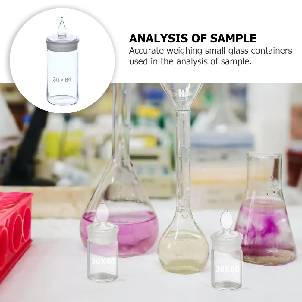 1Pcs Durable Tall Form Weighing Bottle High Sample Container Laboratory Storage Bottle Transparent
1Pcs Durable Tall Form Weighing Bottle High Sample Container Laboratory Storage Bottle Transparent