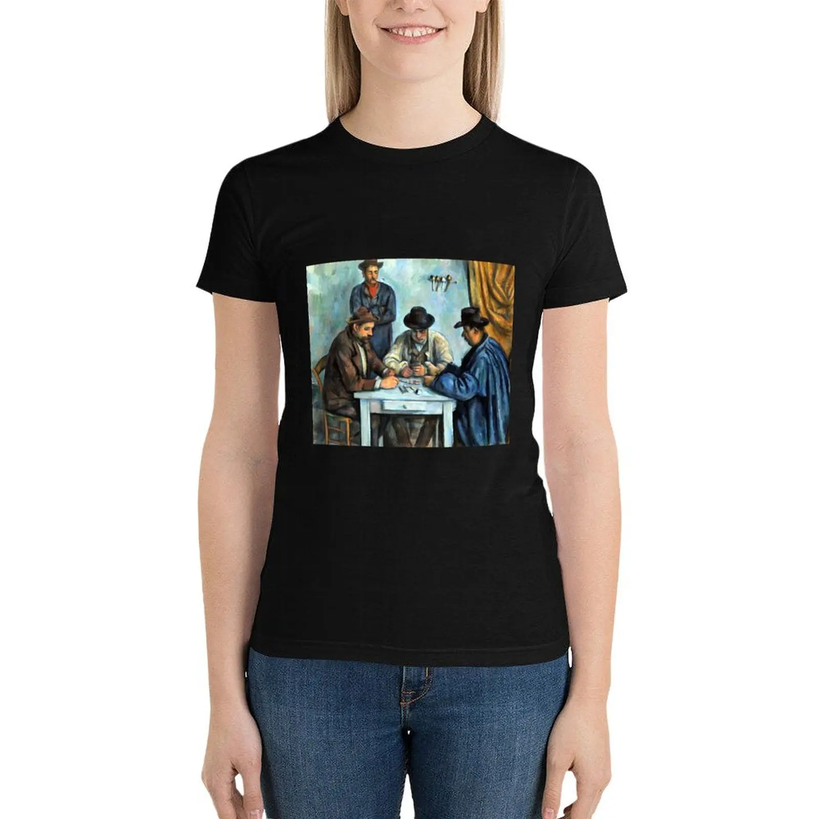 Paul Cezanne The Card Players T-Shirt korean fashion lady clothes t-shirt dress for Women sexy
Paul Cezanne The Card Players T-Shirt korean fashion lady clothes t-shirt dress for Women sexy