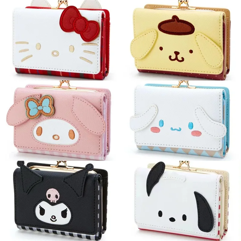 Сумка Hello Kitty Kawaii Cinnamorll My Melody Kuromi, повседневный модный кошелек из искусственной кожи, милые складные сумки для карт, подарки на день рождения
Сумка Hello Kitty Kawaii Cinnamorll My Melody Kuromi, повседневный модный кошелек из искусственной кожи, милые складные сумки для карт, подарки на день рождения