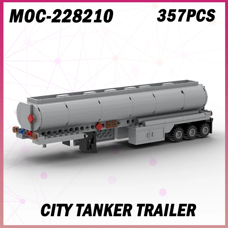 MOC-228210 Urban Engineering Series City Tanker Прицеп Строительный блок Модель Кирпич Набор Креативные подарки Игрушки для мальчиков на день рождения 357 шт.
MOC-228210 Urban Engineering Series City Tanker Прицеп Строительный блок Модель Кирпич Набор Креативные подарки Игрушки для мальчиков на день рождения 357 шт.