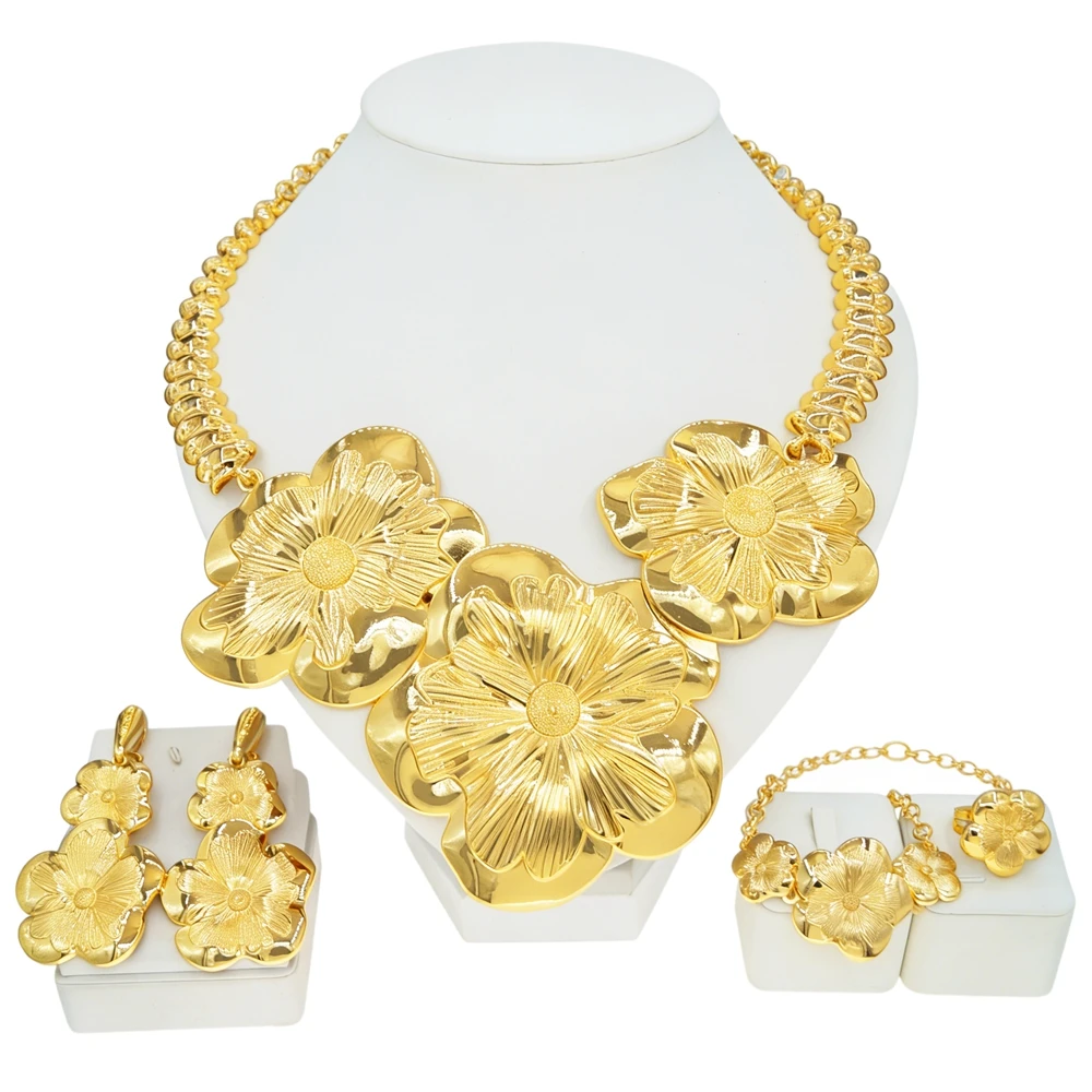 Fashion Accessories Jewelry Set Latest Naija Women Party Earrings Ring Necklace Bracelet
Fashion Accessories Jewelry Set Latest Naija Women Party Earrings Ring Necklace Bracelet