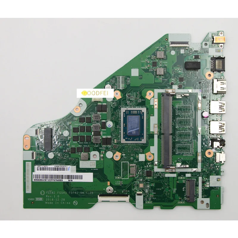 5B20S41811 For Lenovo Ideapad L340-15API Laptop Motherboard R3-3200U UMA NM-C101 Notebook Mainboard Accessories 100% test OK
5B20S41811 For Lenovo Ideapad L340-15API Laptop Motherboard R3-3200U UMA NM-C101 Notebook Mainboard Accessories 100% test OK