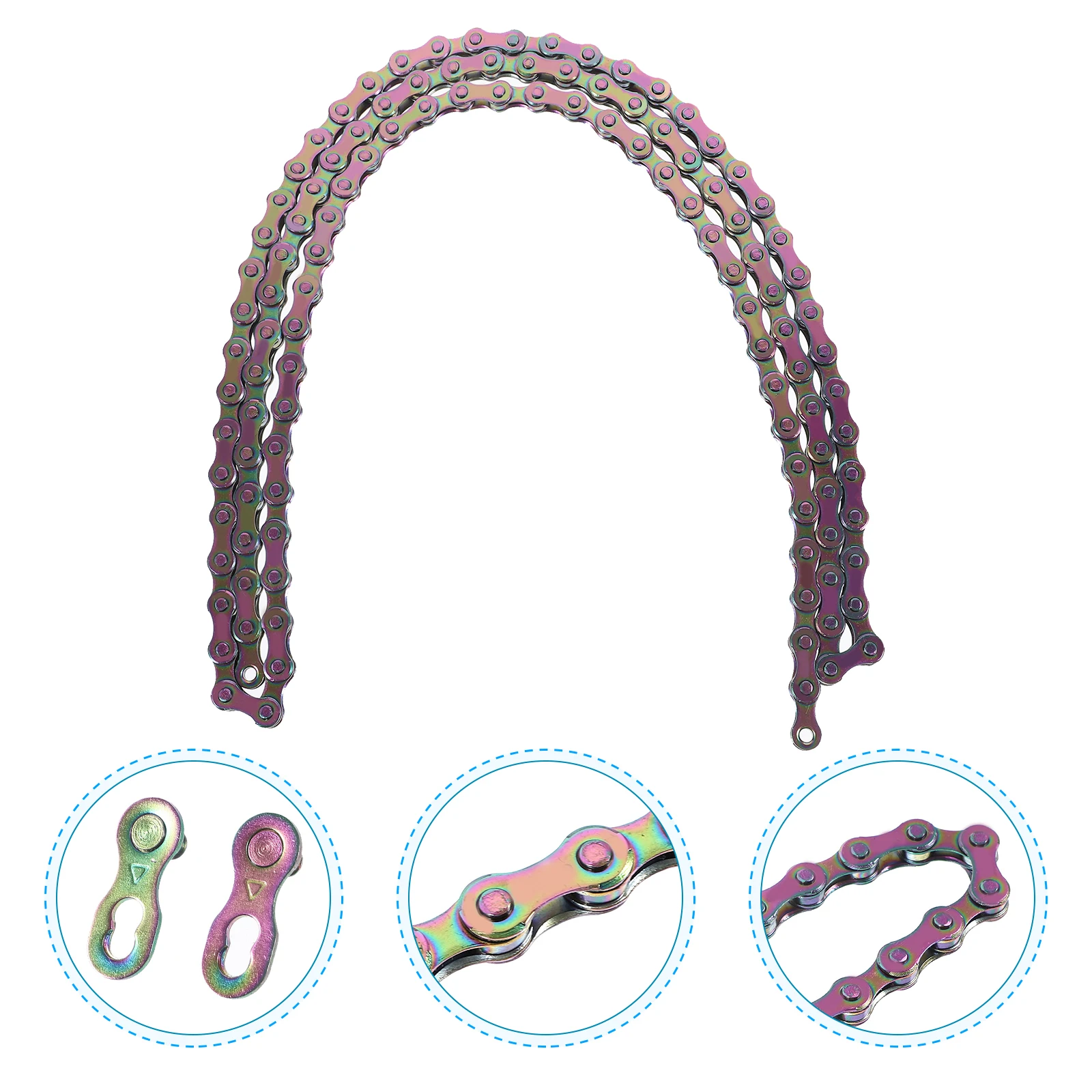 Bicycle Chain Steel Cycling Road Replacement Metal Professional 8 Speed Colorful Durable Mountain Bike Chains Smooth Shifting
Bicycle Chain Steel Cycling Road Replacement Metal Professional 8 Speed Colorful Durable Mountain Bike Chains Smooth Shifting