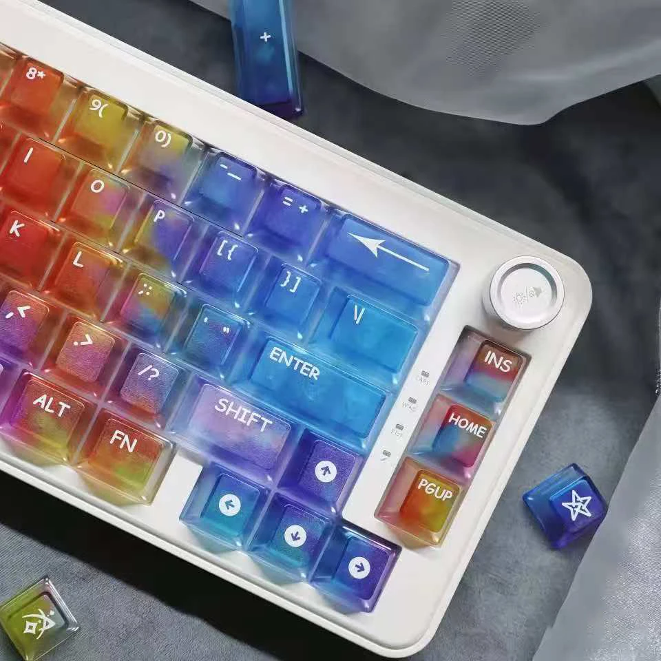 Набор полупрозрачных колпачков Rainbow, 119 клавиш, вишневый профиль, материал ПК для механической клавиатуры MX Switch
Набор полупрозрачных колпачков Rainbow, 119 клавиш, вишневый профиль, материал ПК для механической клавиатуры MX Switch