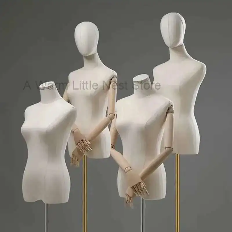 Female Half-length Mannequin Props Women's Clothing Store Thickened Mannequin Wedding Dress Shop Mannequins Display Stands A
Female Half-length Mannequin Props Women's Clothing Store Thickened Mannequin Wedding Dress Shop Mannequins Display Stands A