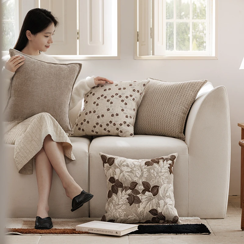 45X45CM Weaving Jacquard Throw Pillow Cover Chenier Simple Stamping Waist Cushion Cover Decor Home Decorative Pillowcase
45X45CM Weaving Jacquard Throw Pillow Cover Chenier Simple Stamping Waist Cushion Cover Decor Home Decorative Pillowcase