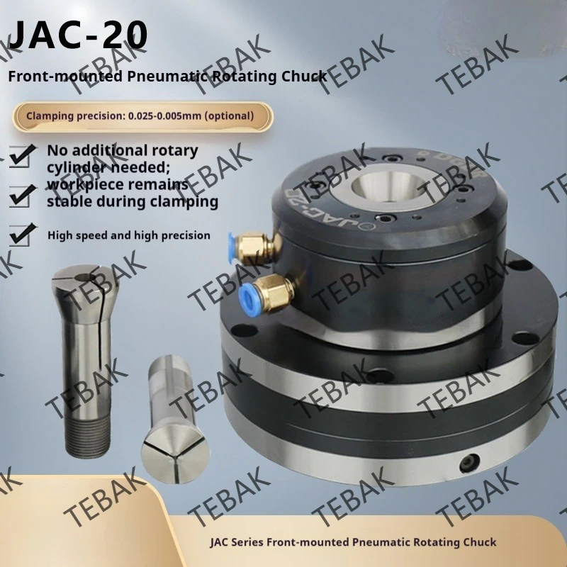 Mini Pneumatic Rotating Chuck JAC-15 Small Chuck For Grinder Robot Feeding Automation Equipment
Mini Pneumatic Rotating Chuck JAC-15 Small Chuck For Grinder Robot Feeding Automation Equipment