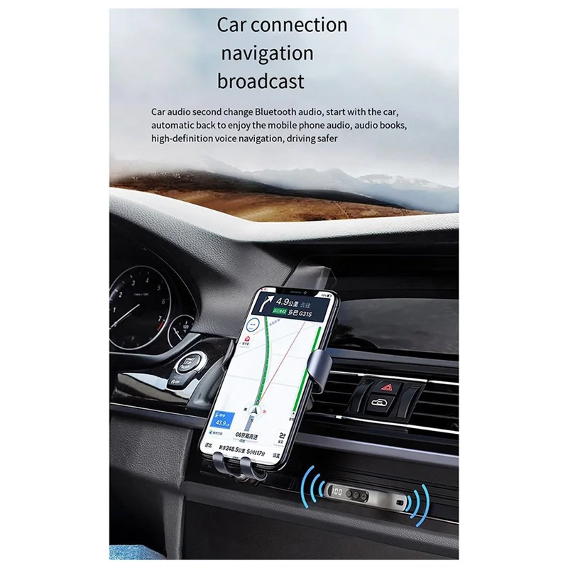 AS95-GR11 Car Bluetooth Transmitter And Receiver Two-In-One Car Bluetooth Audio Adapter New 1Set
AS95-GR11 Car Bluetooth Transmitter And Receiver Two-In-One Car Bluetooth Audio Adapter New 1Set