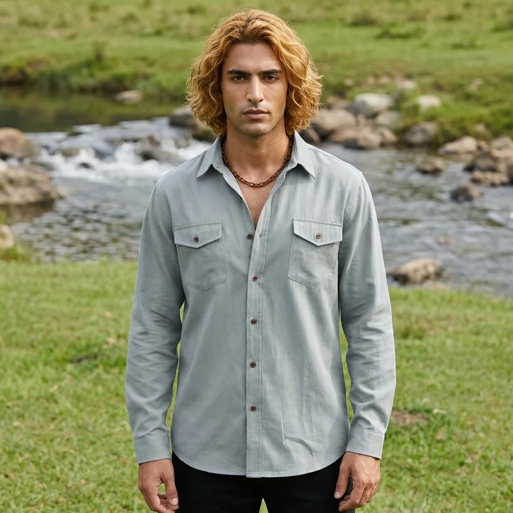 Men's Single-Breasted Shirt Spring Summer Lightweight Casual Top New Arrival Cool Style Outdoor Wear Fashionable Shirts
Men's Single-Breasted Shirt Spring Summer Lightweight Casual Top New Arrival Cool Style Outdoor Wear Fashionable Shirts